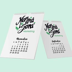 Calendario de pared personalizable