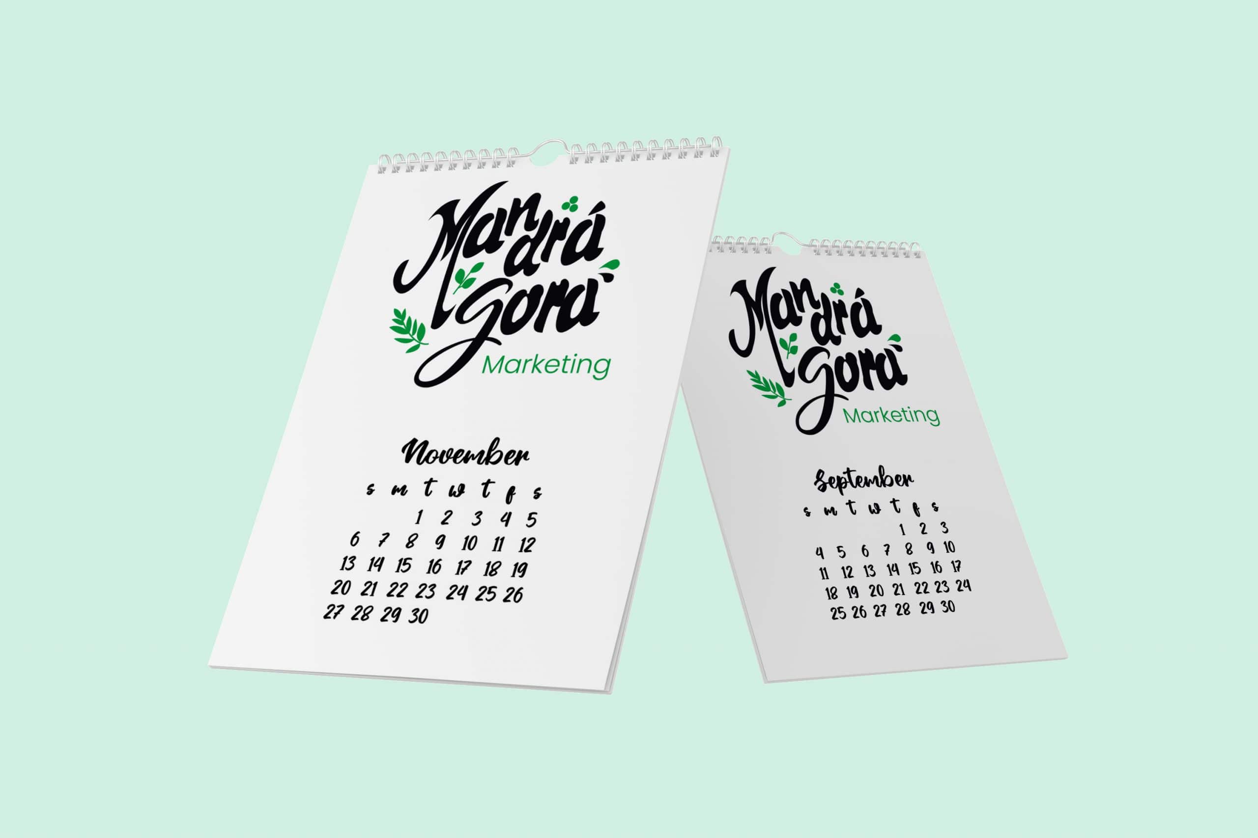 Calendario de pared personalizable