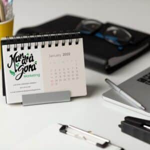 Calendario sobremesa wire personalizable